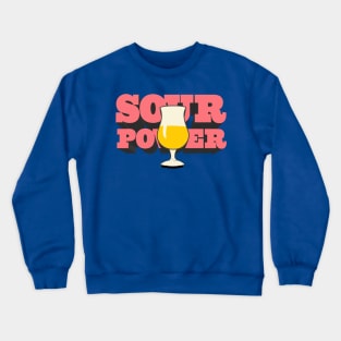 Sour Beer Graphic Design Crewneck Sweatshirt